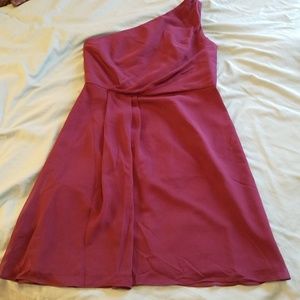 NWT David's Bridal Plum Short Bridesmaid Dress